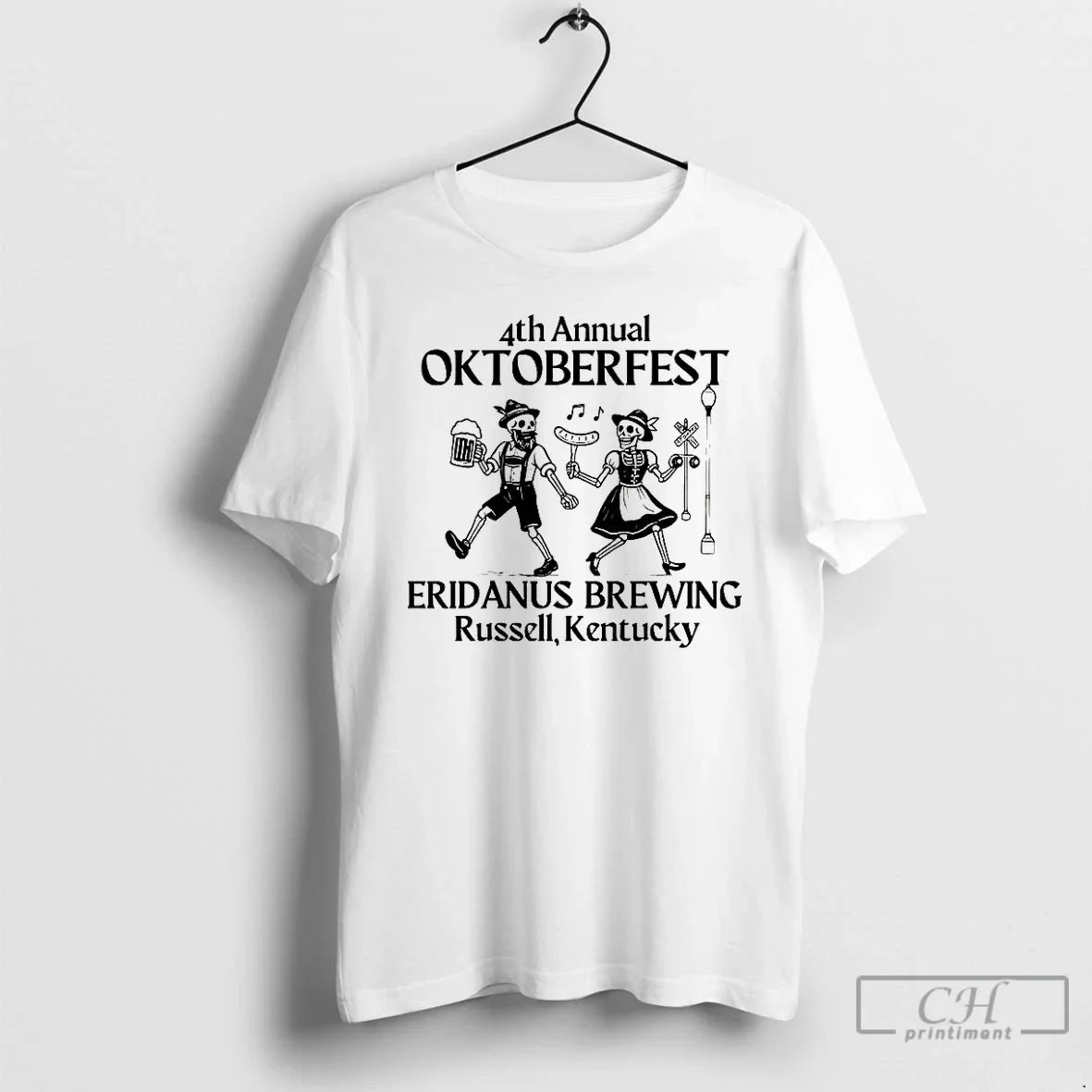 Premium 4th Annual Oktoberfest Eridanus Brewing - Adult & Kids T-Shirts, Sweatshirts & Hoodies apparel design preview 1