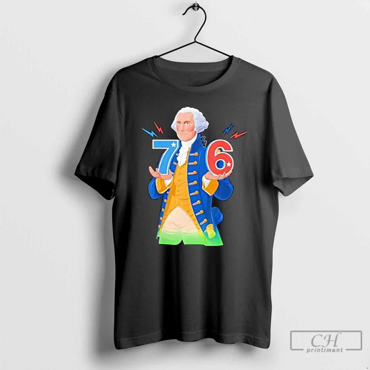 Premium 6 7 George Washington Seven Six Teacher - Adult & Kids T-Shirts, Sweatshirts & Hoodies apparel design preview 1