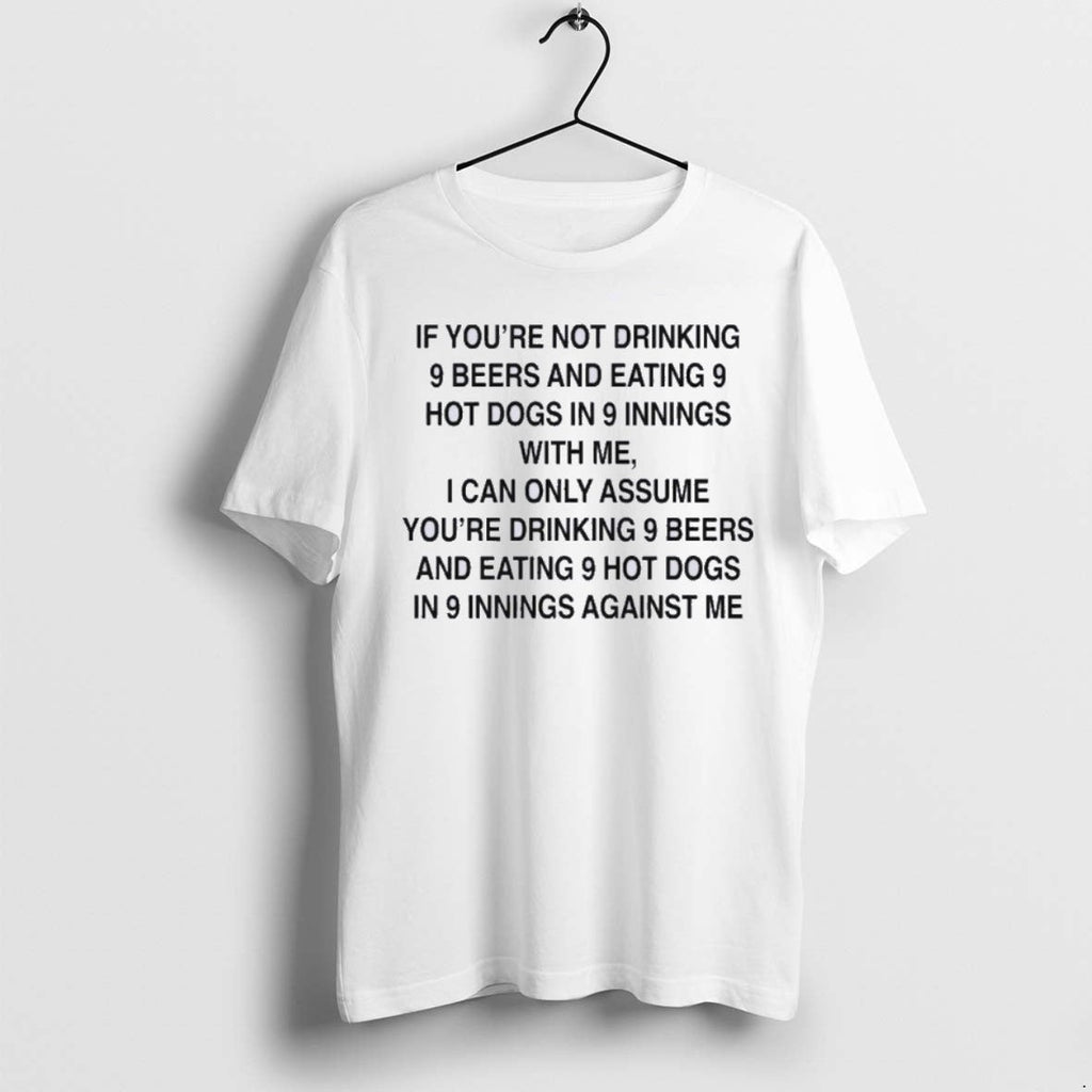 Premium 9 Beers Hot Dogs Innings - Adult & Kids T-Shirts, Sweatshirts & Hoodies apparel design preview 1