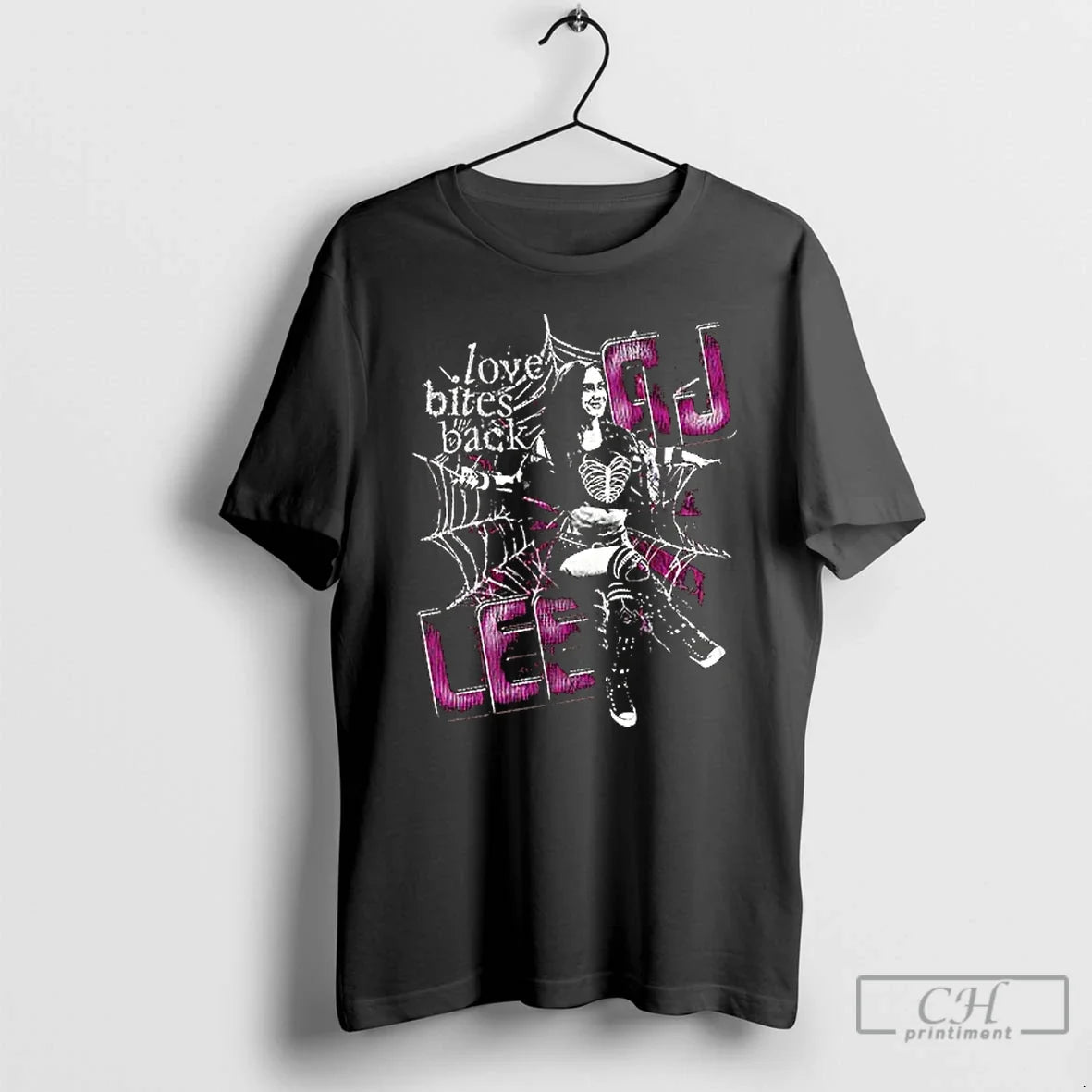 Premium Aj Lee Spider Web Love Bites Back Ceramic And - Adult & Kids T-Shirts, Sweatshirts & Hoodies apparel design preview 1