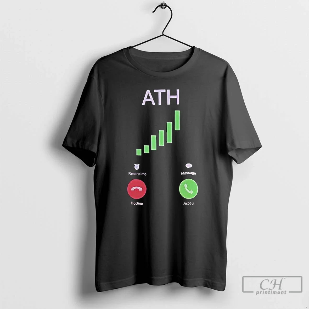 Premium Ath Logo Call Remind Me Message Decline - Adult & Kids T-Shirts, Sweatshirts & Hoodies apparel design preview 1