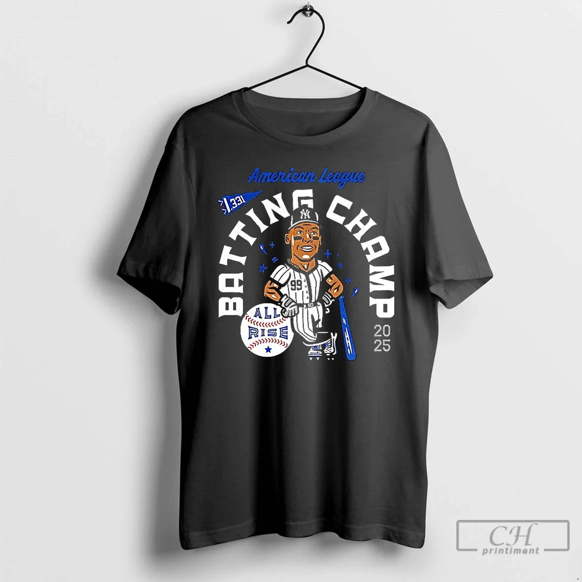 Premium Aaron Judge New York Yankees Baseball - Adult & Kids T-Shirts, Sweatshirts & Hoodies apparel design preview 1