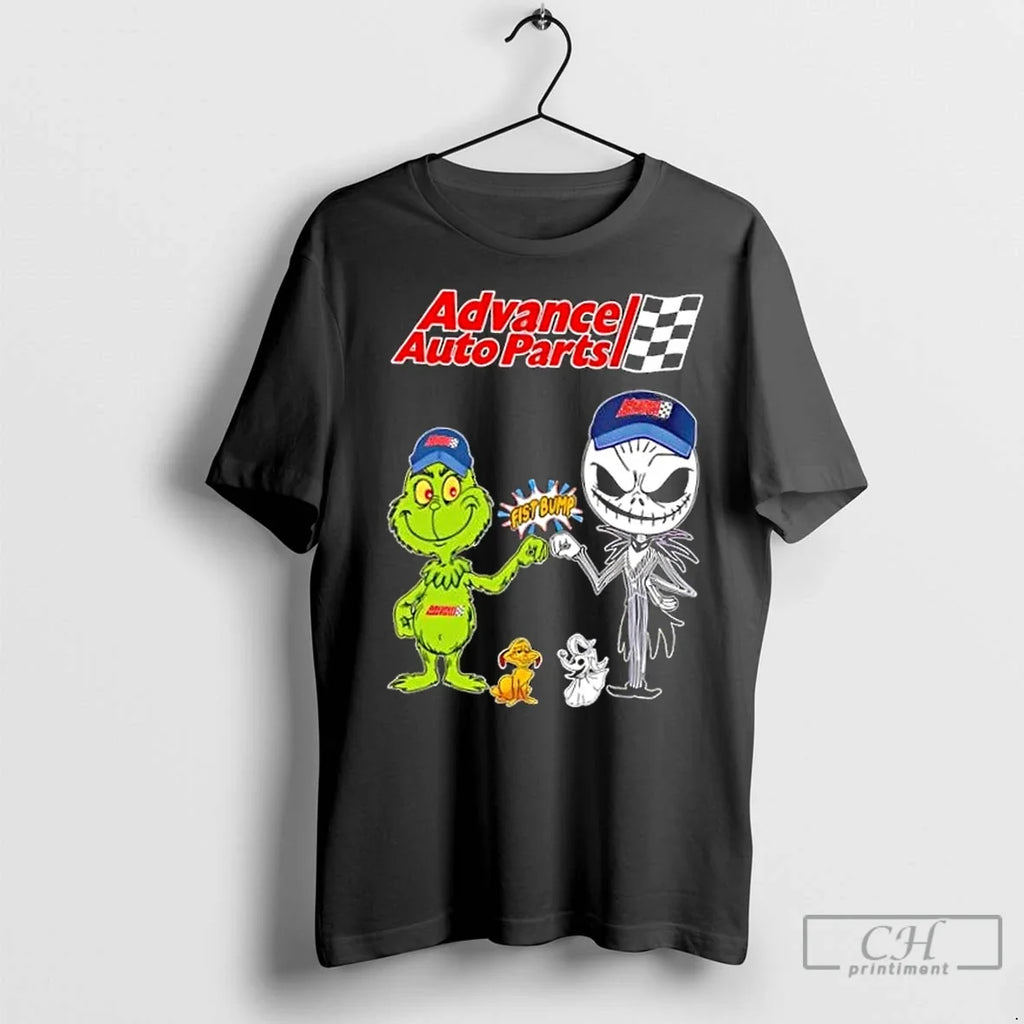 Premium Advance Auto Parts X Grinch And Jack - Adult & Kids T-Shirts, Sweatshirts & Hoodies apparel design preview 1