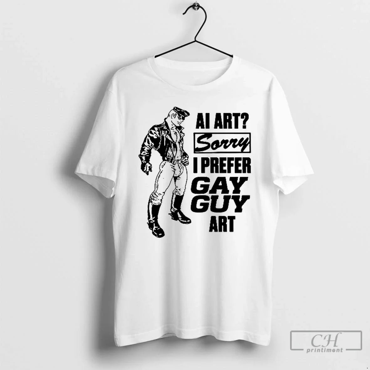 Premium Ai Art Sorry I Prefer Gay Guy Ceramic And - Adult & Kids T-Shirts, Sweatshirts & Hoodies apparel design preview 1