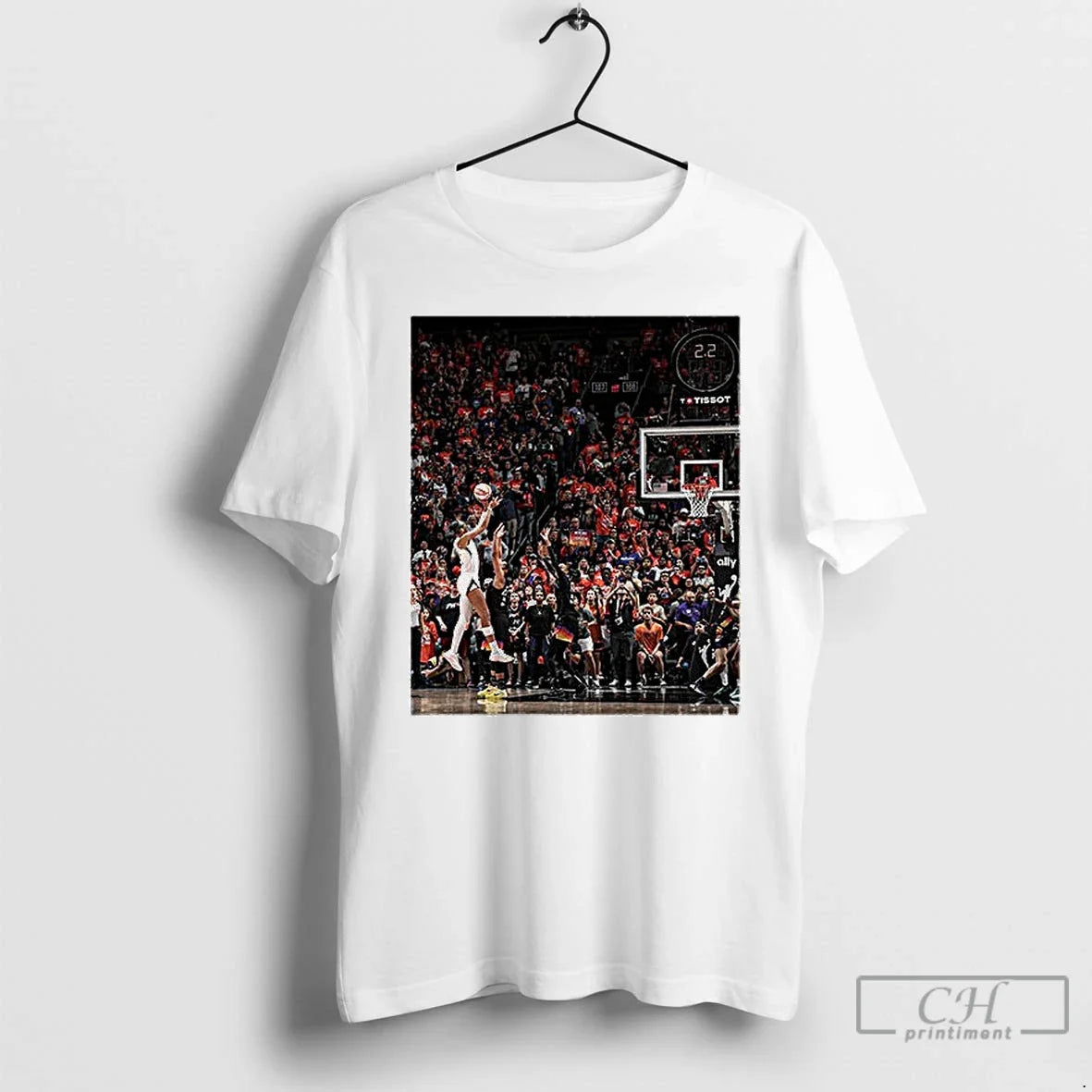 Premium Aja Wilson Game Winner Photo Ceramic And - Adult & Kids T-Shirts, Sweatshirts & Hoodies apparel design preview 1