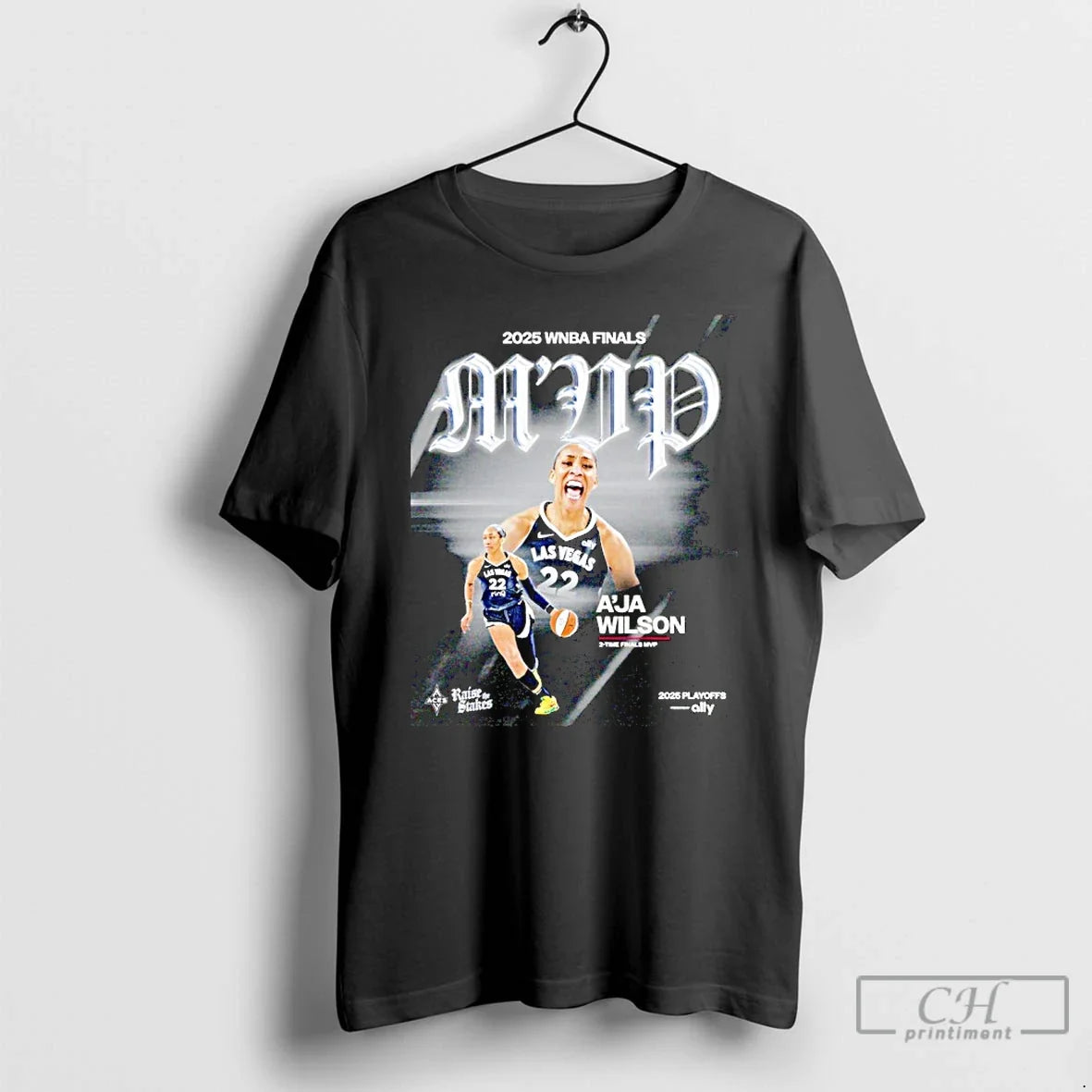 Premium Aja Wilson Wnba Finals Mvp Las Vegas Aces - Adult & Kids T-Shirts, Sweatshirts & Hoodies apparel design preview 1