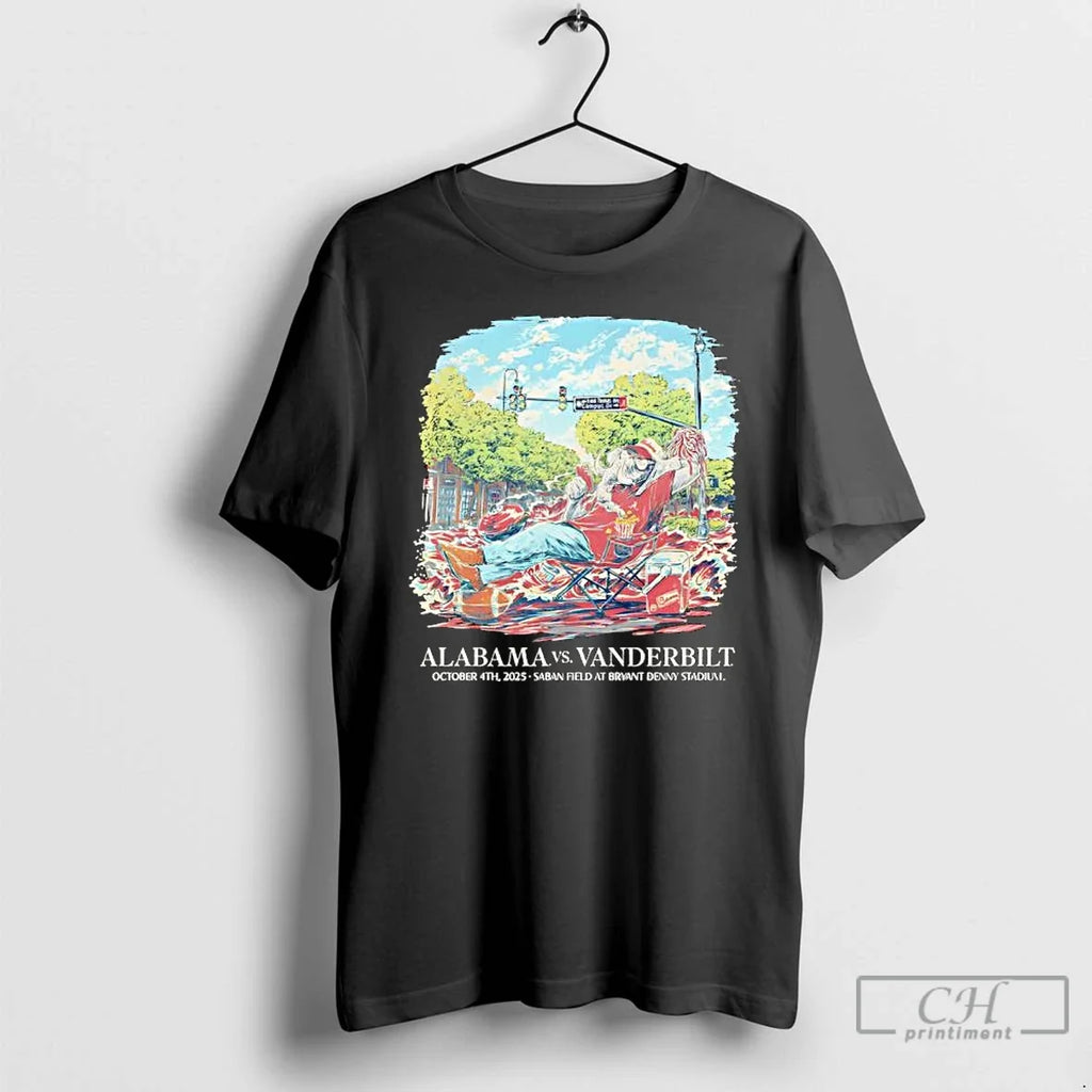 Premium Alabama Vs Vanderbilt 2025 - Adult & Kids T-Shirts, Sweatshirts & Hoodies apparel design preview 1