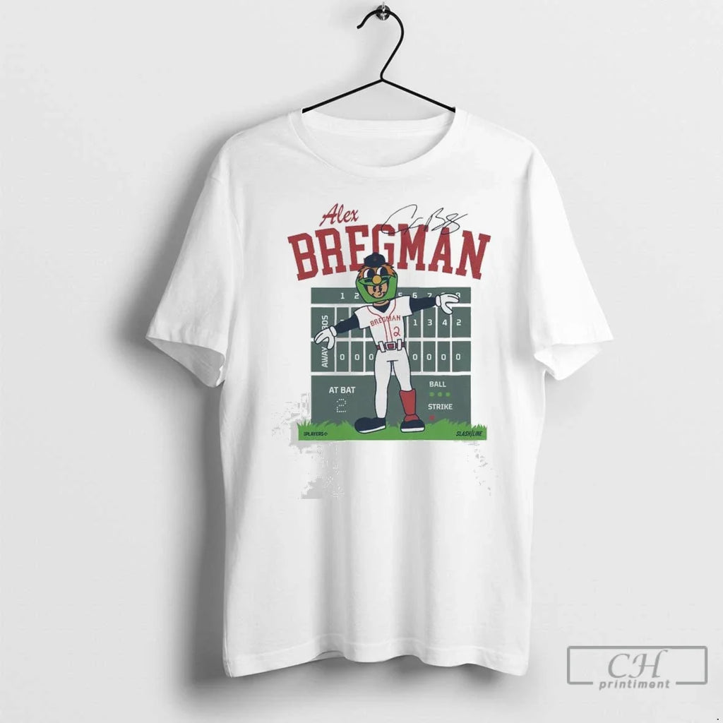 Premium Alex Bregman Boston Red Sox At Bat 2 Ball - Adult & Kids T-Shirts, Sweatshirts & Hoodies apparel design preview 1