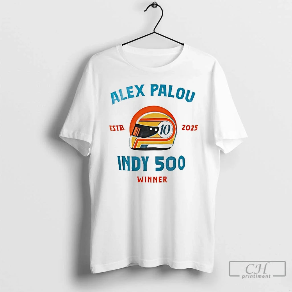 Premium Alex Palou Indy 500 Winner Racing Estb 2025 - Adult & Kids T-Shirts, Sweatshirts & Hoodies apparel design preview 1