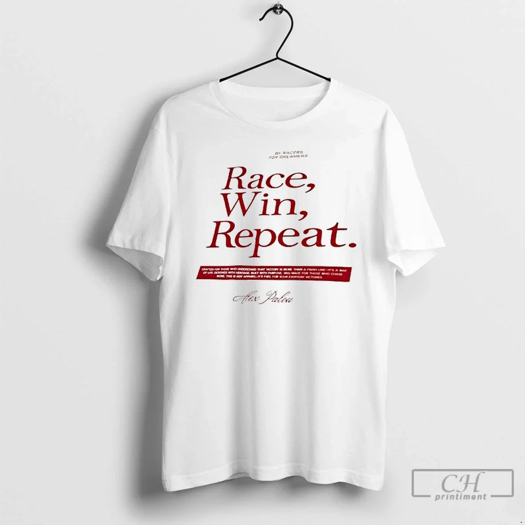 Premium Alex Palou Race Win Repeat Champions 2025 - Adult & Kids T-Shirts, Sweatshirts & Hoodies apparel design preview 1