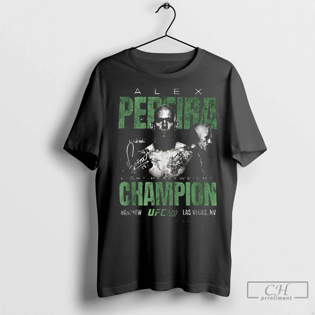 Premium Alex Pereira Ufc 320 Light Heavyweight - Adult & Kids T-Shirts, Sweatshirts & Hoodies apparel design preview 1