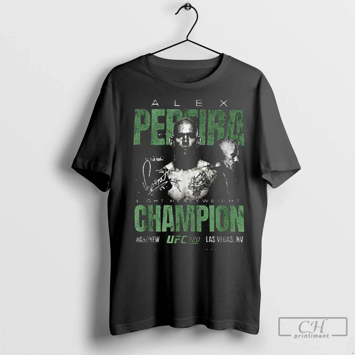 Premium Alex Pereira Ufc 320 Light Heavyweight - Adult & Kids T-Shirts, Sweatshirts & Hoodies apparel design preview 1