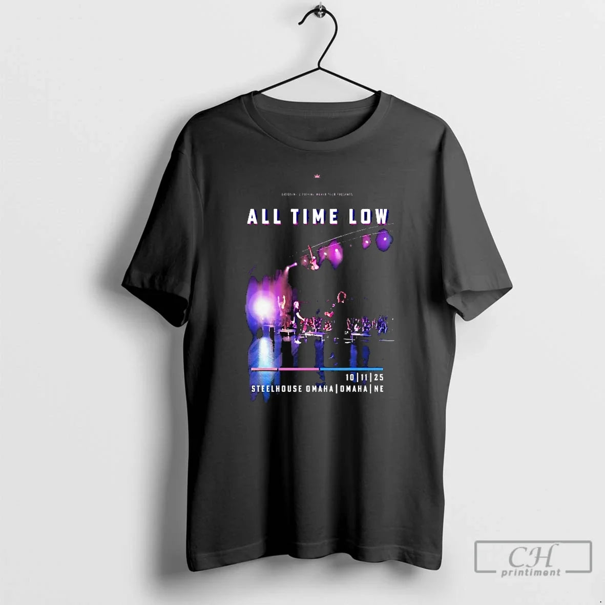 Premium All Time Low Steelhouse Omaha Ne Oct 11 2025 - Adult & Kids T-Shirts, Sweatshirts & Hoodies apparel design preview 1