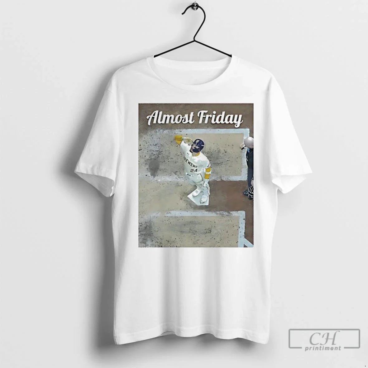 Premium Almost Friday Brewers Take The Lead With - Adult & Kids T-Shirts, Sweatshirts & Hoodies apparel design preview 1