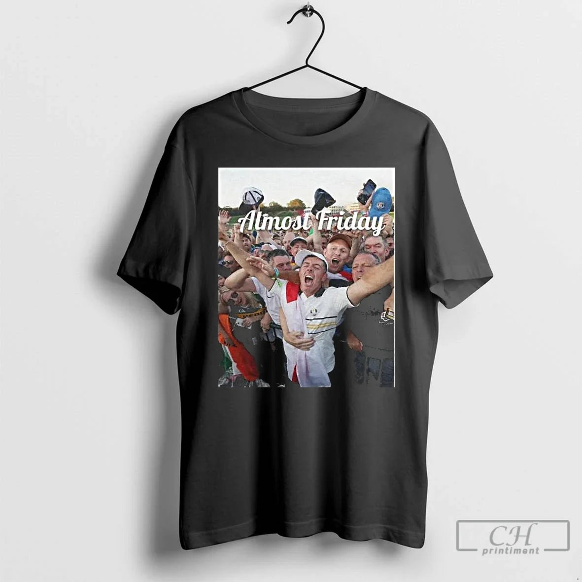 Premium Almost Friday Rory Ryder Cup Long Sleve - Adult & Kids T-Shirts, Sweatshirts & Hoodies apparel design preview 1