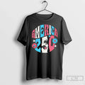 Premium America 250 Flowers - Adult & Kids T-Shirts, Sweatshirts & Hoodies apparel design preview 1