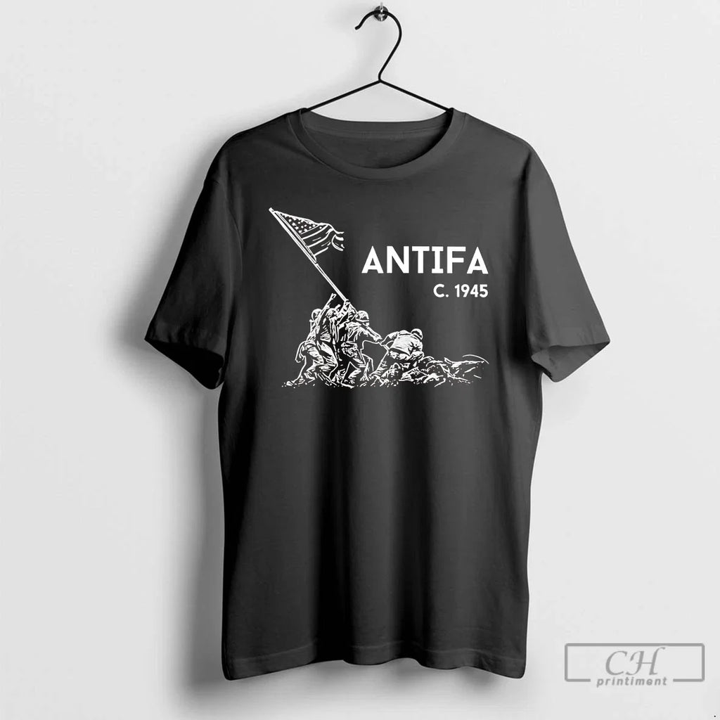 Premium America Veteran Antifa C 1945 - Adult & Kids T-Shirts, Sweatshirts & Hoodies apparel design preview 1