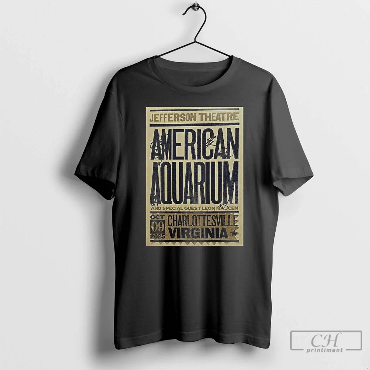 Premium American Aquarium Jefferson Theater - Adult & Kids T-Shirts, Sweatshirts & Hoodies apparel design preview 1