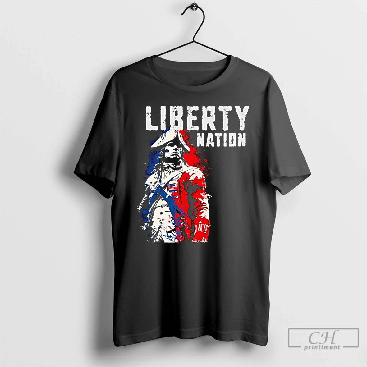 Premium American Defiance Liberty Nation Vintage - Adult & Kids T-Shirts, Sweatshirts & Hoodies apparel design preview 1