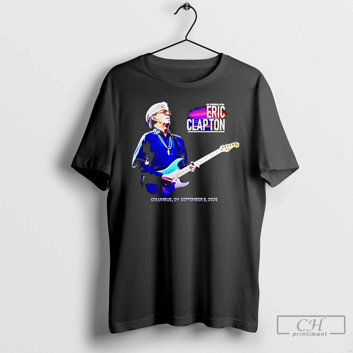 Premium An Evening With Eric Clapto Columbus 2025 - Adult & Kids T-Shirts, Sweatshirts & Hoodies apparel design preview 1