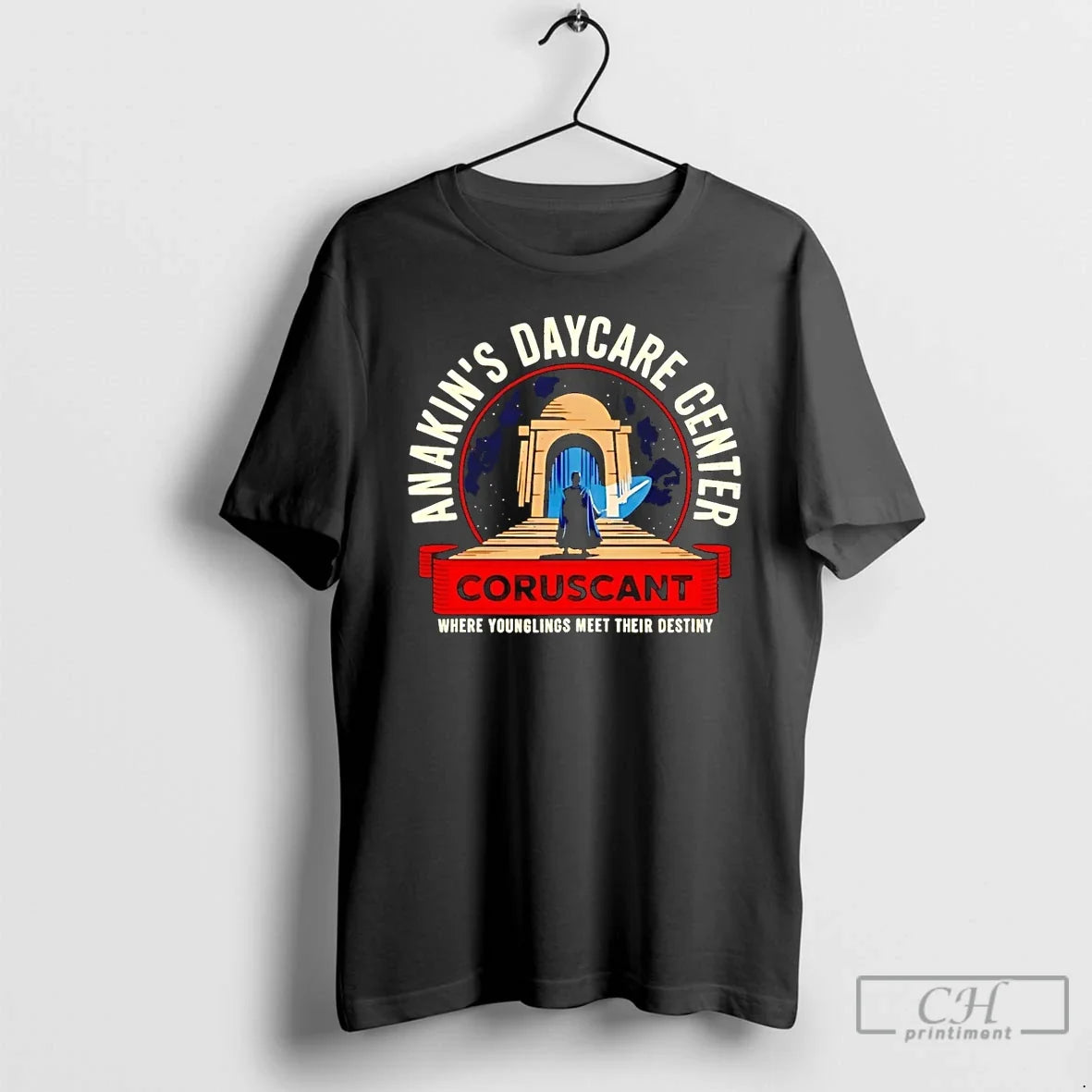 Premium Anakin Daycare Center Coruscant Where - Adult & Kids T-Shirts, Sweatshirts & Hoodies apparel design preview 1