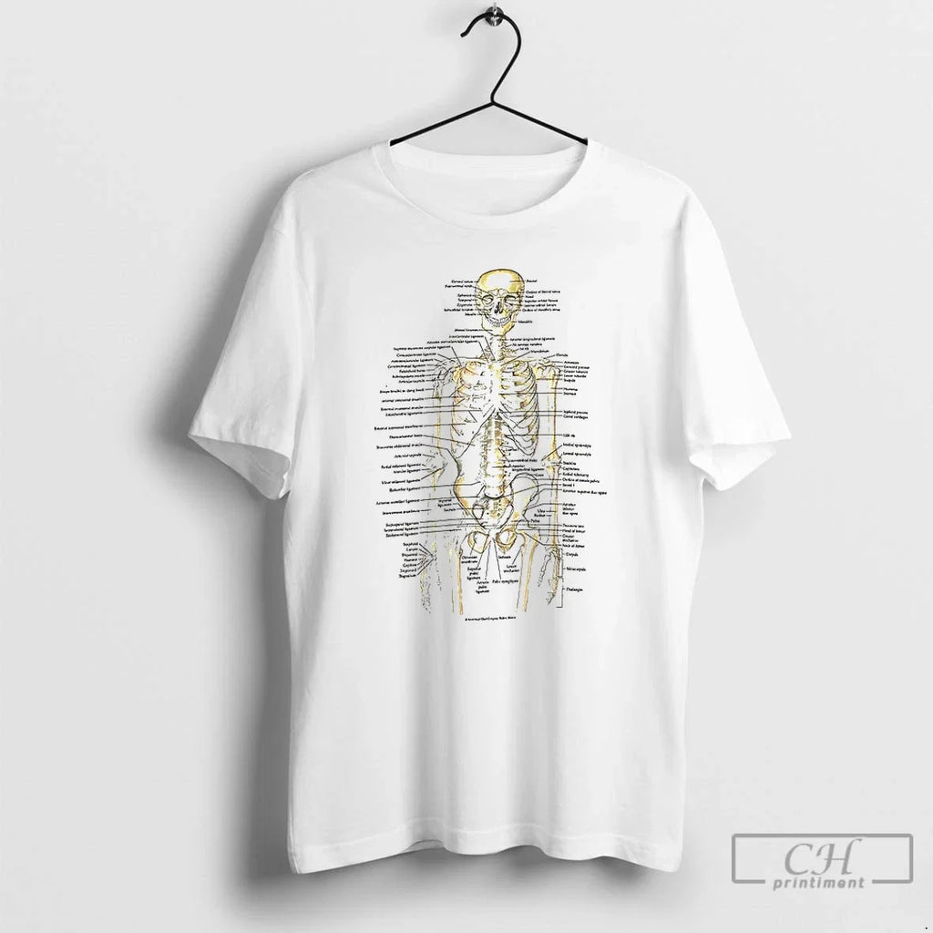 Premium Anatomical Skeleton Chart - Adult & Kids T-Shirts, Sweatshirts & Hoodies apparel design preview 1
