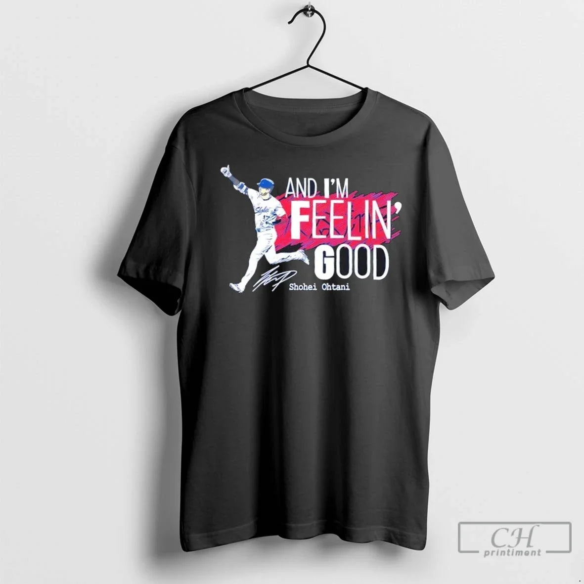 Premium And Feelin Good Shohei Ohtani Los Angeles - Adult & Kids T-Shirts, Sweatshirts & Hoodies apparel design preview 1