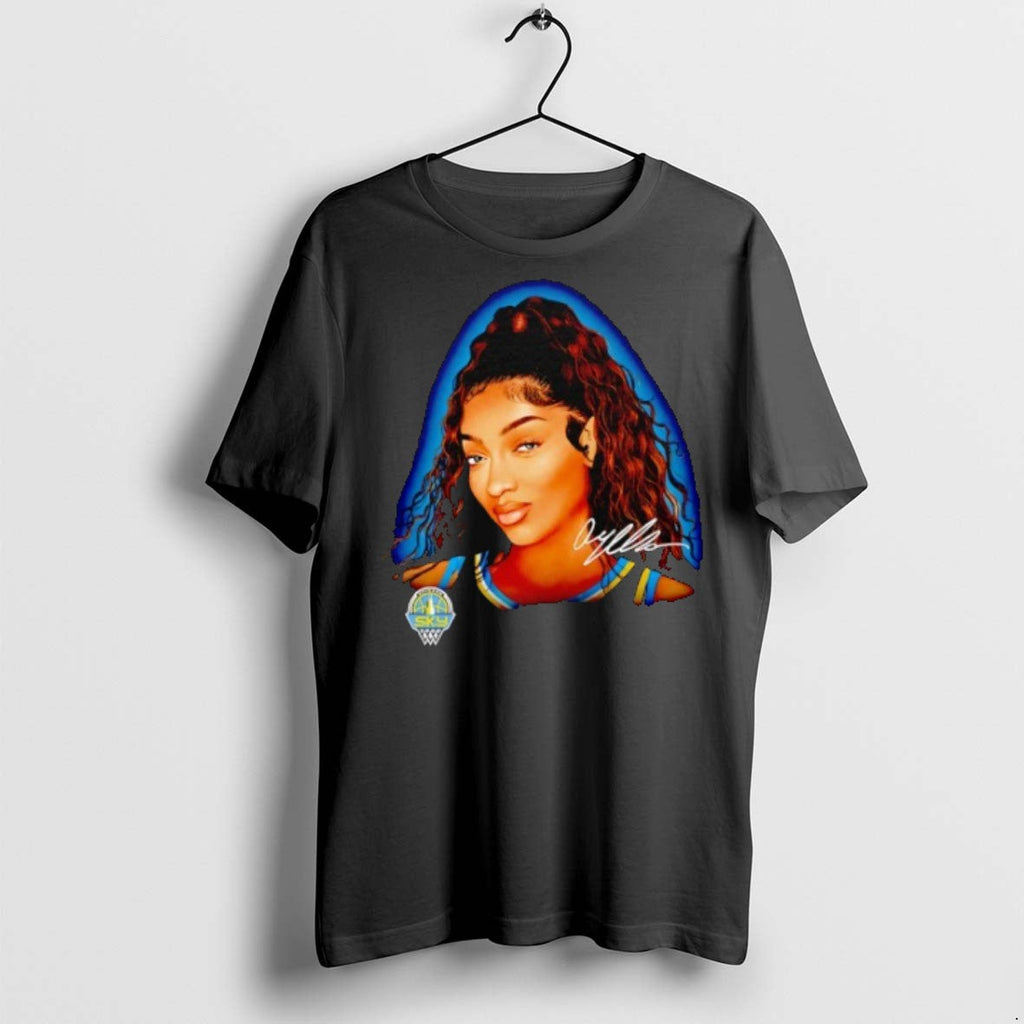 Premium Angel Reese Portrait Chicago Sky Basketball - Adult & Kids T-Shirts, Sweatshirts & Hoodies apparel design preview 1