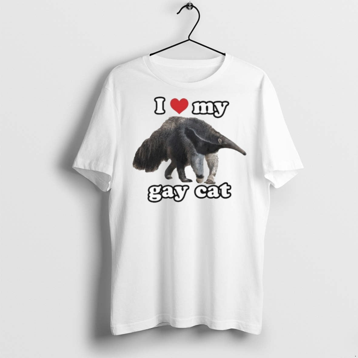 Premium Anteater I Love My Gay Cat - Adult & Kids T-Shirts, Sweatshirts & Hoodies apparel design preview 1