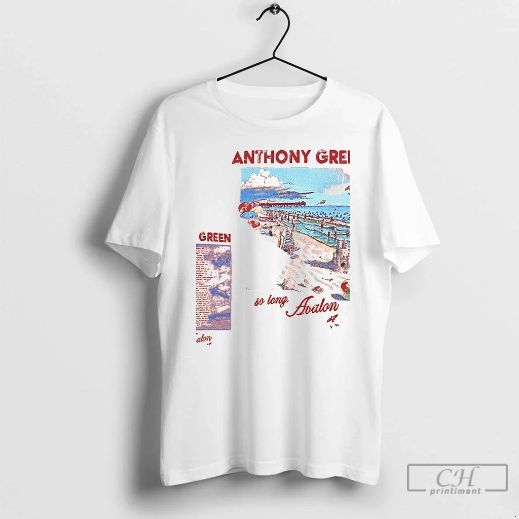 Premium Anthony Green So Long Avalon Tour 2025 - Adult & Kids T-Shirts, Sweatshirts & Hoodies apparel design preview 1