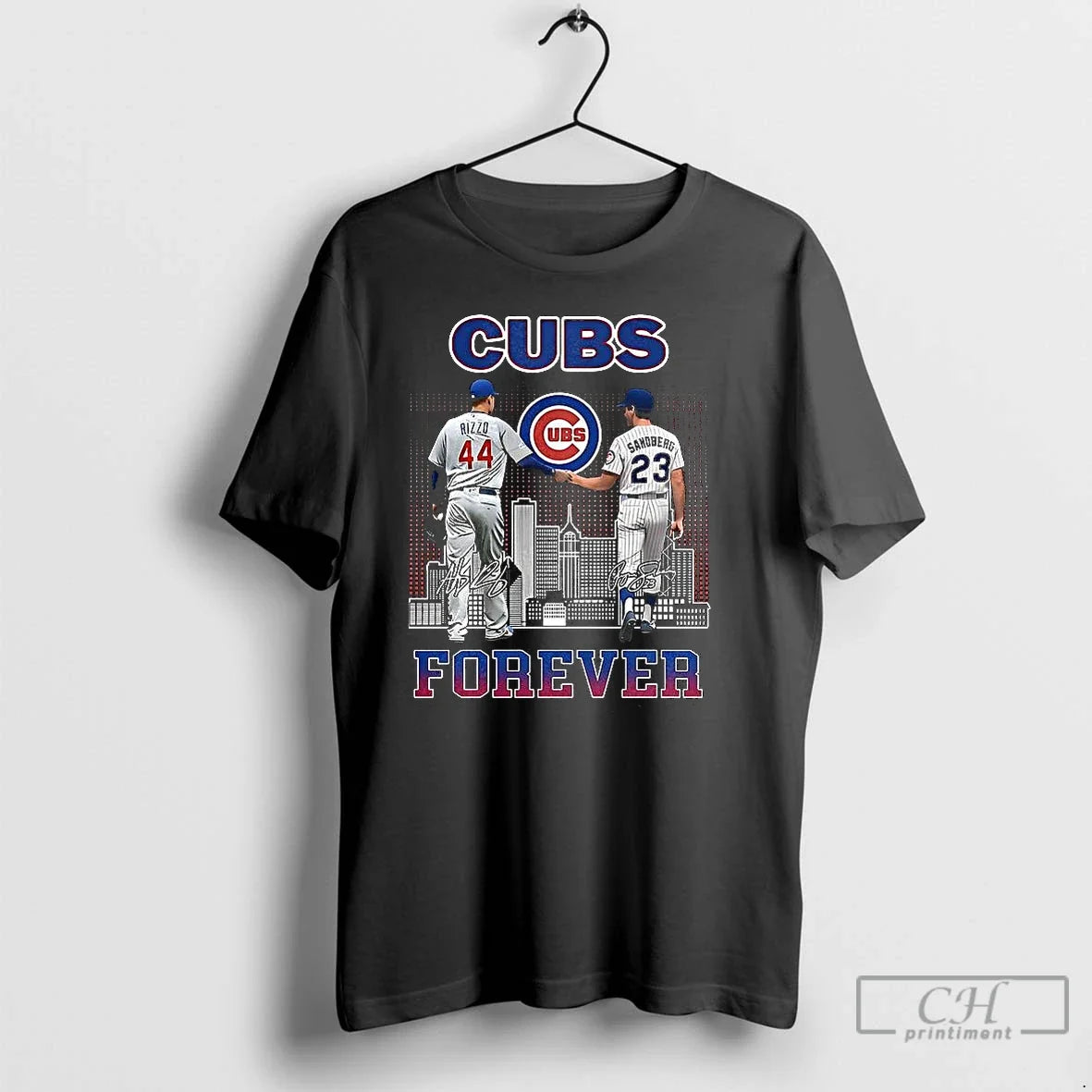 Premium Anthony Rizzo Touch Hand Ryne Sandber Chicago - Adult & Kids T-Shirts, Sweatshirts & Hoodies apparel design preview 1