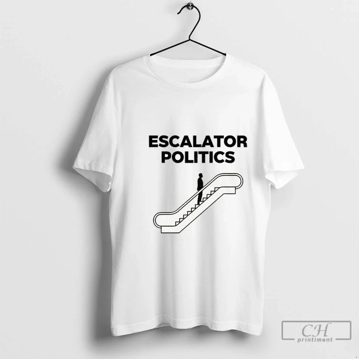 Premium Anti Trump Team Escalator Politics - Adult & Kids T-Shirts, Sweatshirts & Hoodies apparel design preview 1