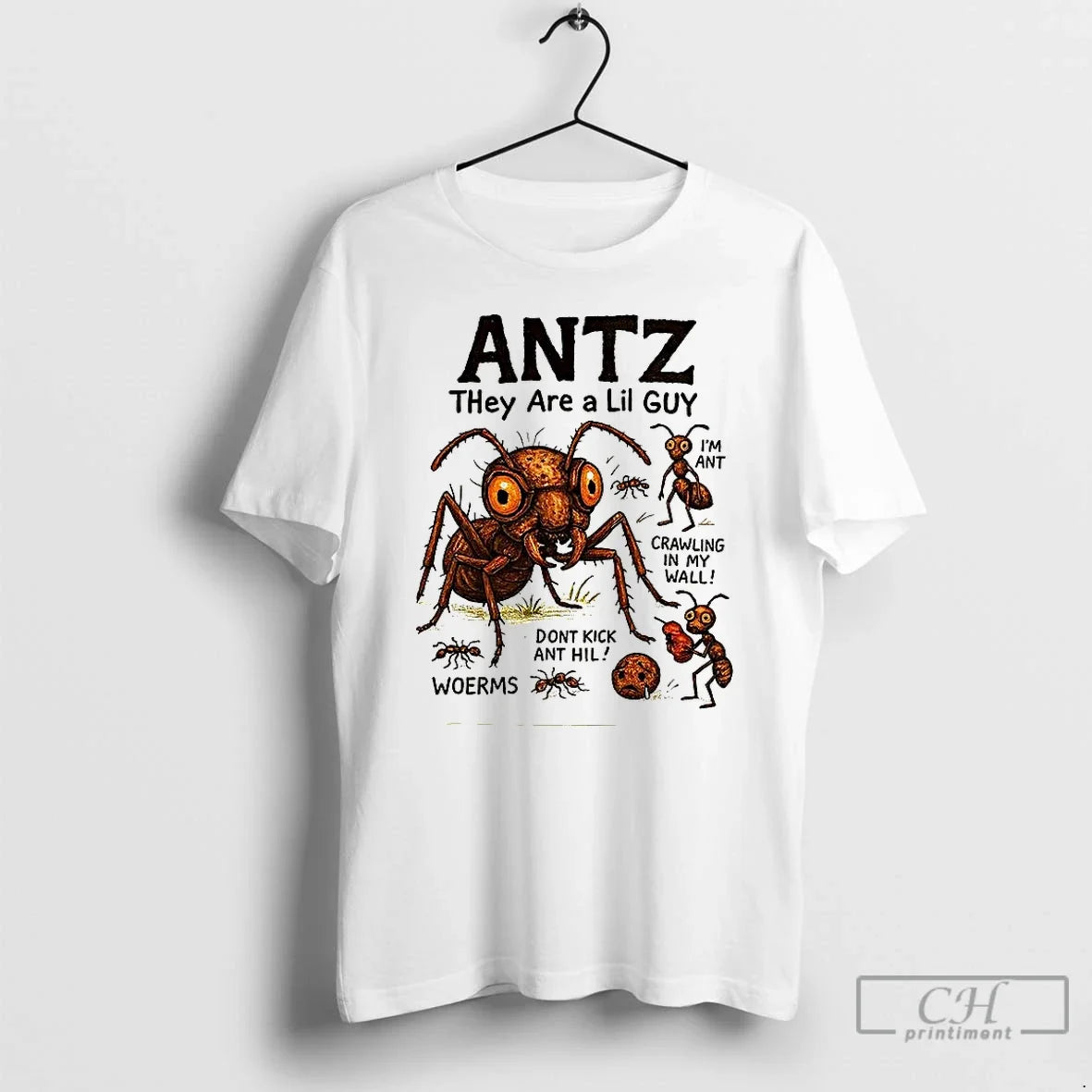 Premium Antz They Are A Lil Guy - Adult & Kids T-Shirts, Sweatshirts & Hoodies apparel design preview 1