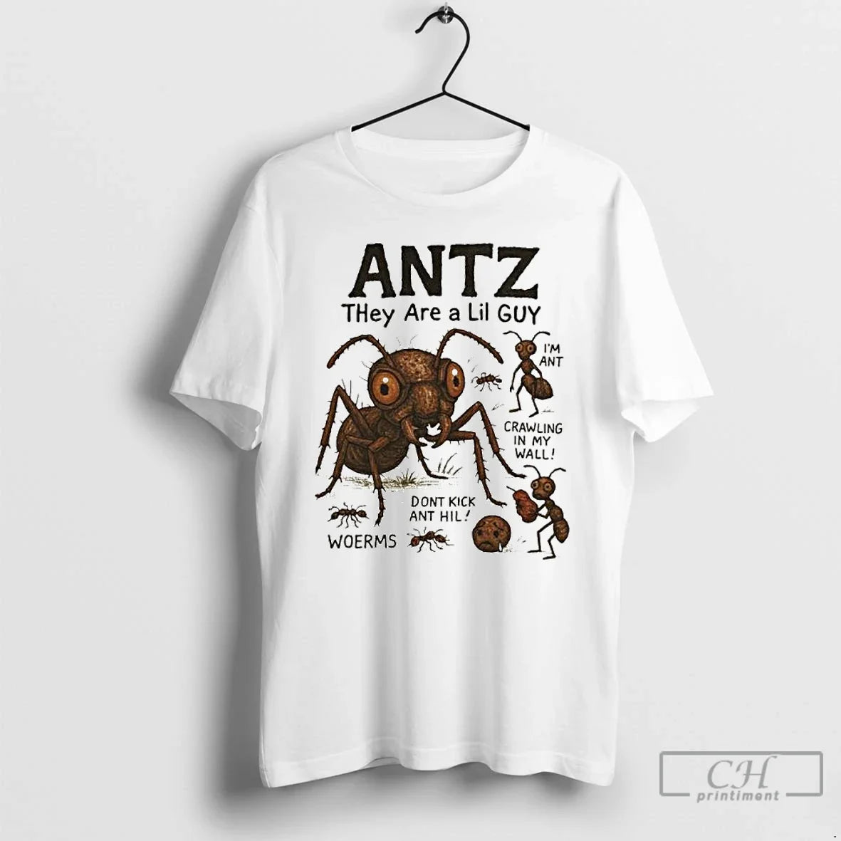 Premium Antz They Are A Lil Guy Ornaments - Adult & Kids T-Shirts, Sweatshirts & Hoodies apparel design preview 1