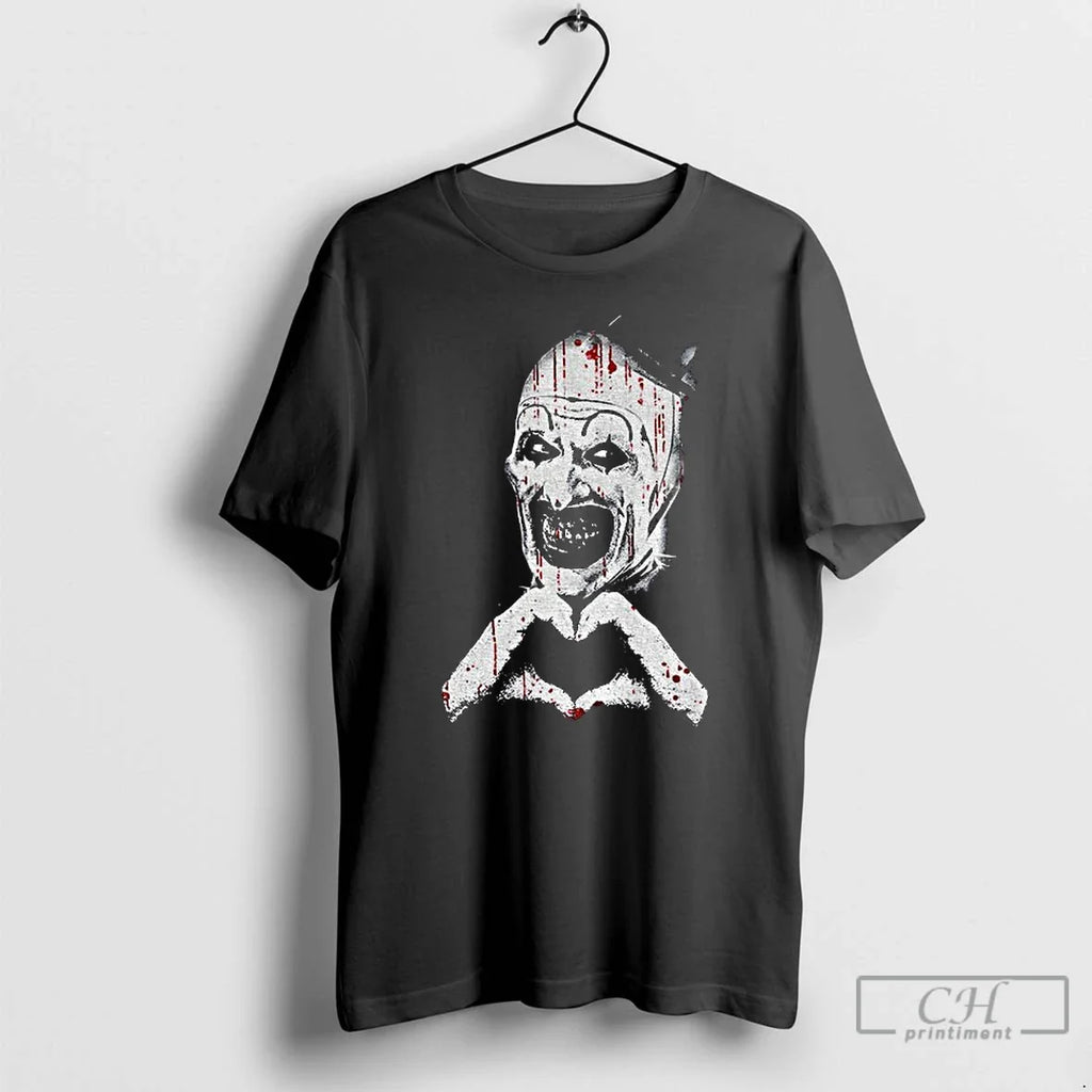 Premium Art The Clown Terrifier Scary Horror - Adult & Kids T-Shirts, Sweatshirts & Hoodies apparel design preview 1
