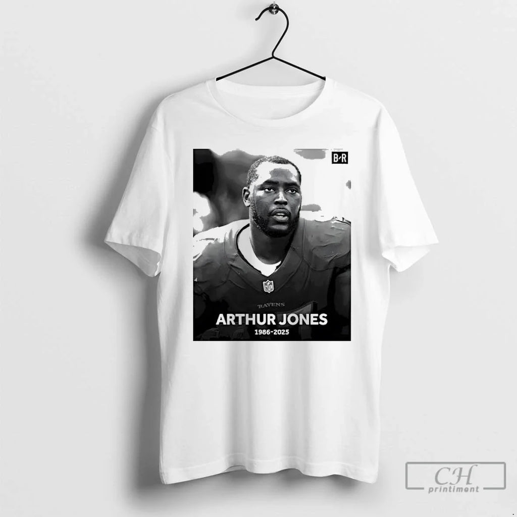 Premium Arthur Jones Baltimore Ravens Player 1986 - Adult & Kids T-Shirts, Sweatshirts & Hoodies apparel design preview 1