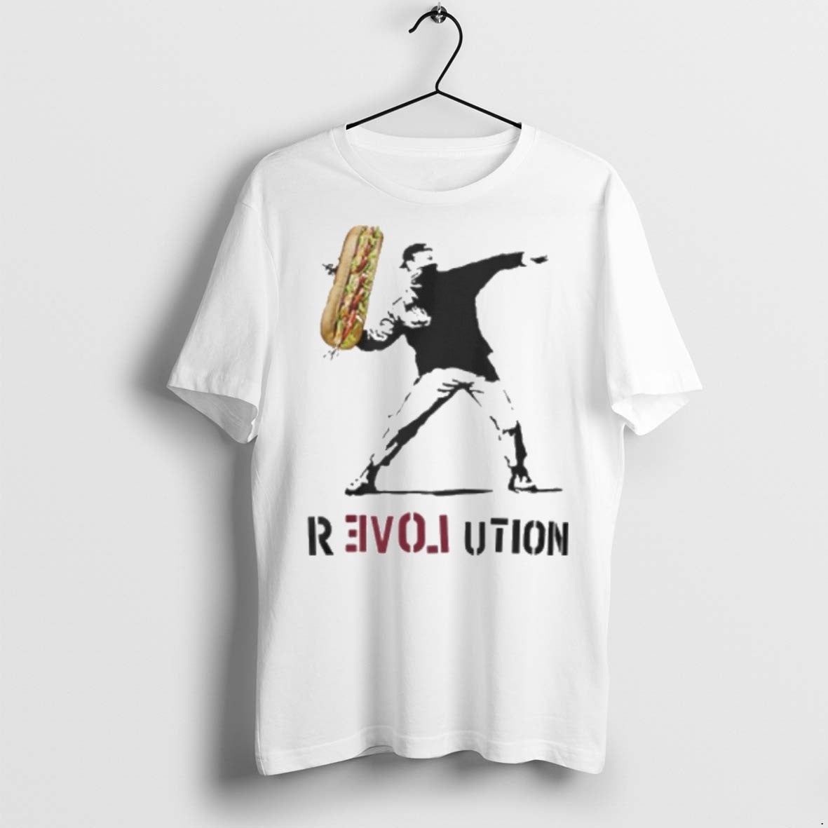 Premium Assault With A Deli Weapon Revolution - Adult & Kids T-Shirts, Sweatshirts & Hoodies apparel design preview 1