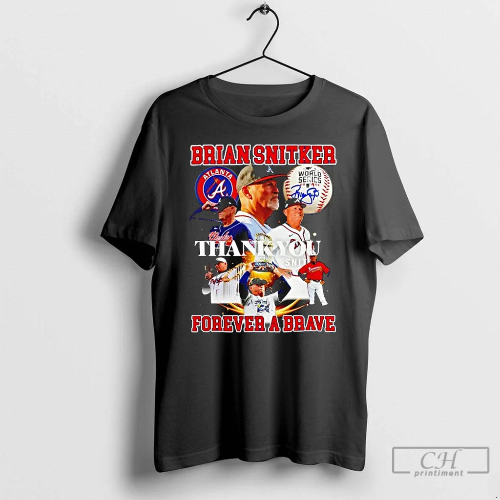 Premium Atlanta Braves Brian Snitker Thank You - Adult & Kids T-Shirts, Sweatshirts & Hoodies apparel design preview 1