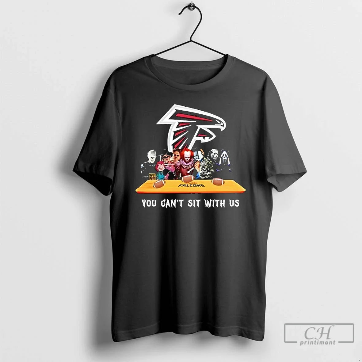 Premium Atlanta Falcons Horror Movies Halloween You - Adult & Kids T-Shirts, Sweatshirts & Hoodies apparel design preview 1