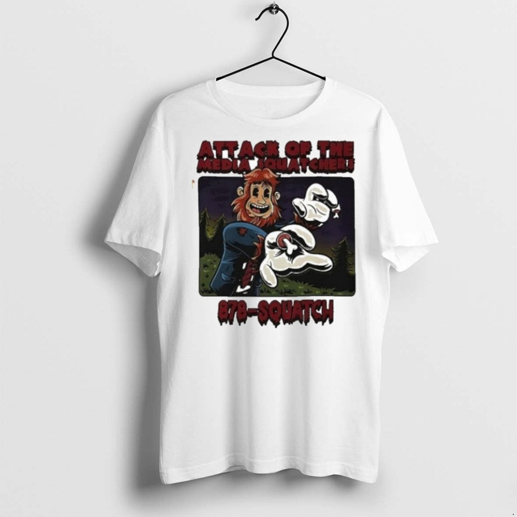 Premium Attack Of The Media Squatchers - Adult & Kids T-Shirts, Sweatshirts & Hoodies apparel design preview 1
