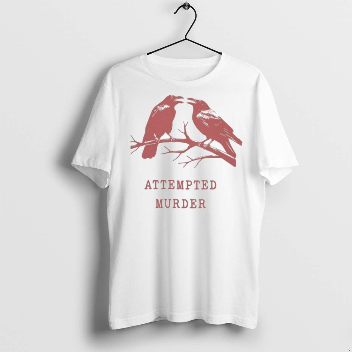 Premium Attempted With Crows - Adult & Kids T-Shirts, Sweatshirts & Hoodies apparel design preview 1