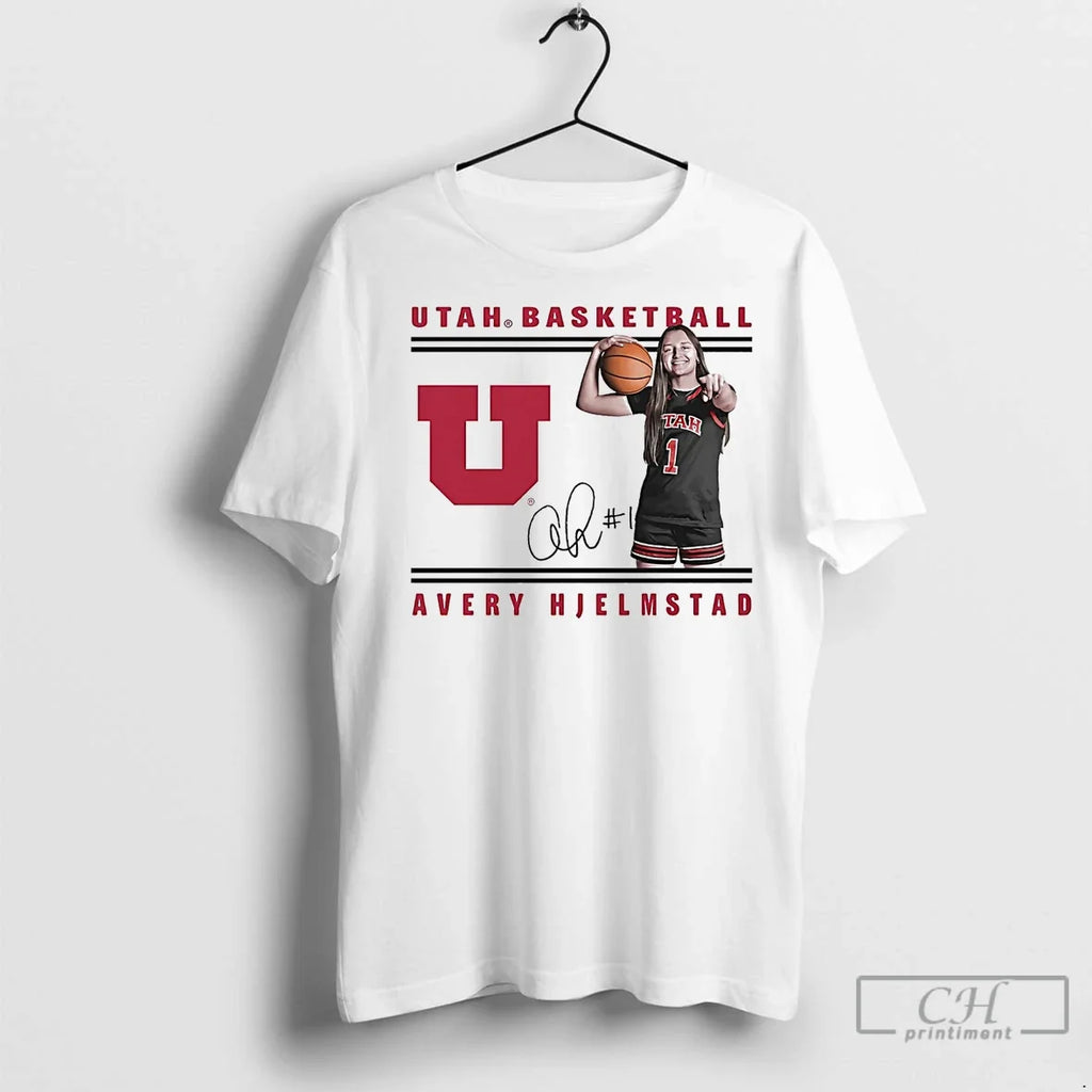 Premium Avery Hjelmstad Illustrated Smile Utah - Adult & Kids T-Shirts, Sweatshirts & Hoodies apparel design preview 1