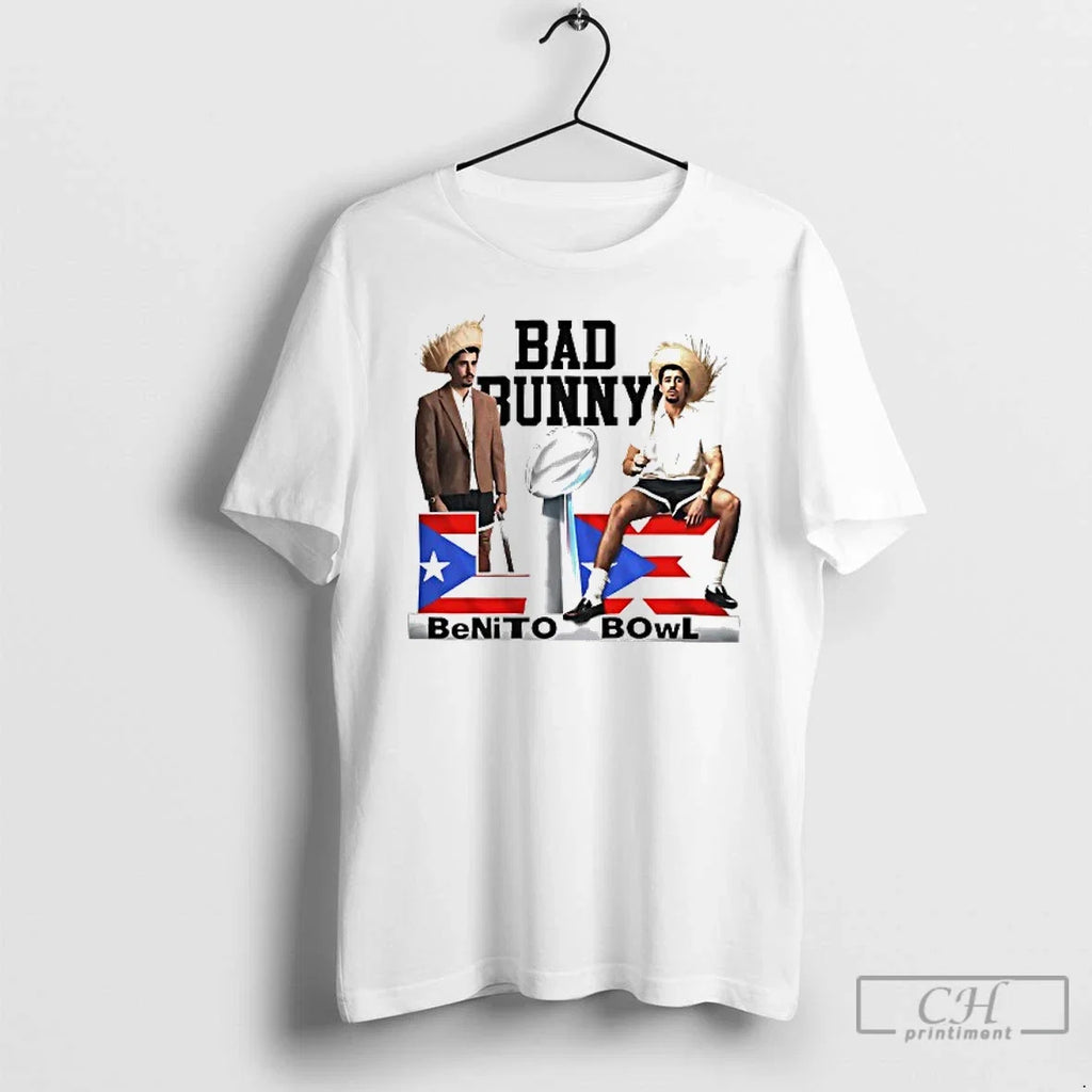 Premium Bad Bunny Benito Antonio Martinez Ocasio Bowl - Adult & Kids T-Shirts, Sweatshirts & Hoodies apparel design preview 1