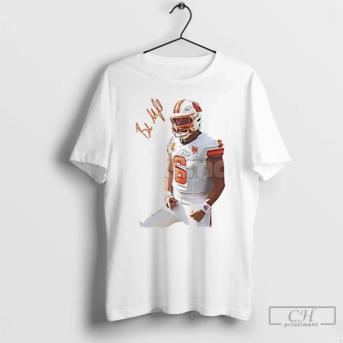 Premium Baker Mayfield Tampa Bay Buccaneers Signature - Adult & Kids T-Shirts, Sweatshirts & Hoodies apparel design preview 1