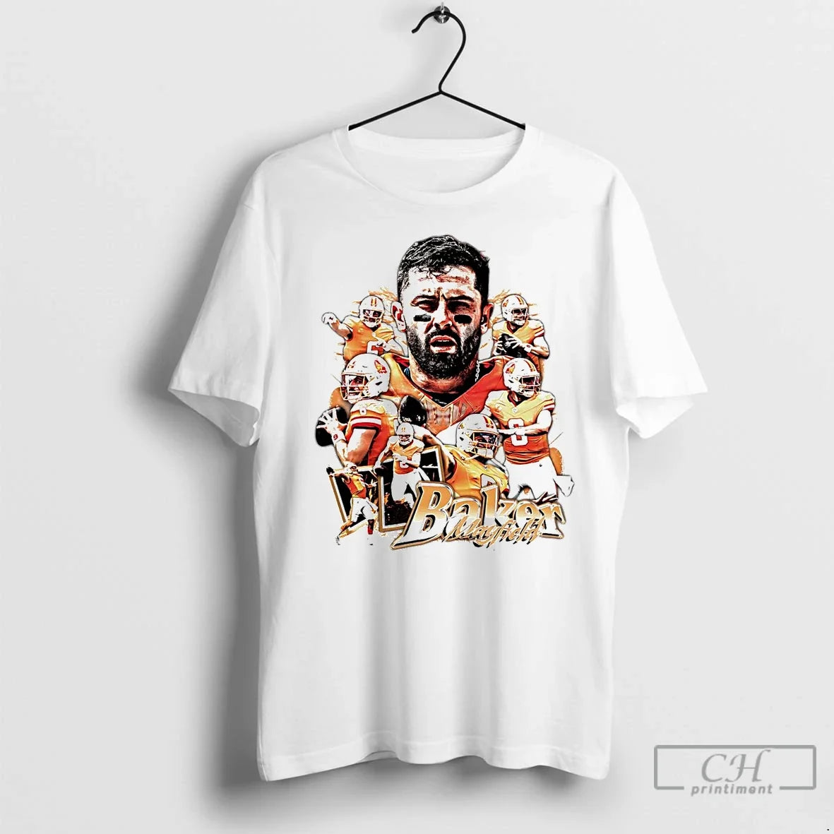 Premium Baker Mayfield Picture Collage Tampa Bay - Adult & Kids T-Shirts, Sweatshirts & Hoodies apparel design preview 1