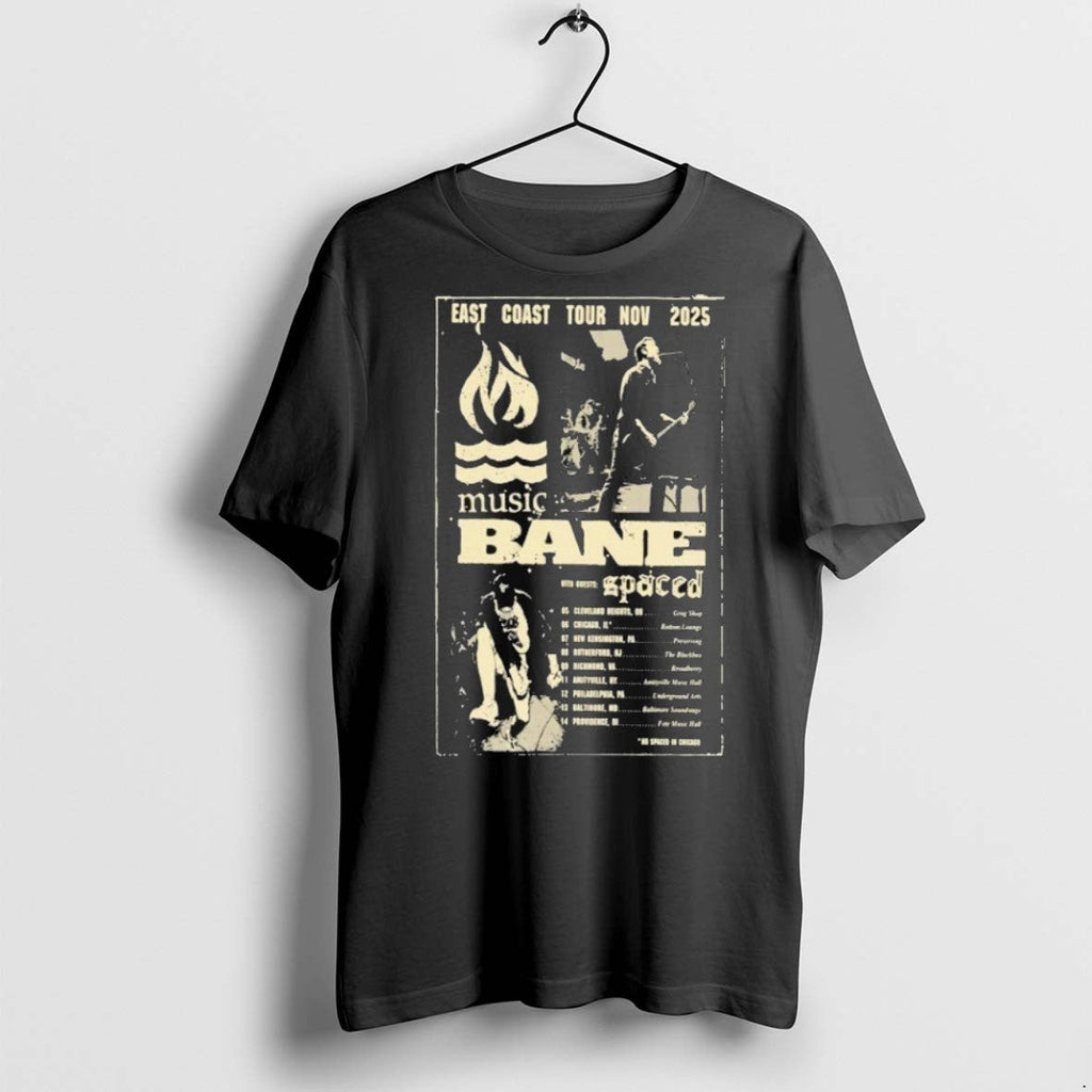 Premium Bane Music East Coast Tour Nov 2025 - Adult & Kids T-Shirts, Sweatshirts & Hoodies apparel design preview 1