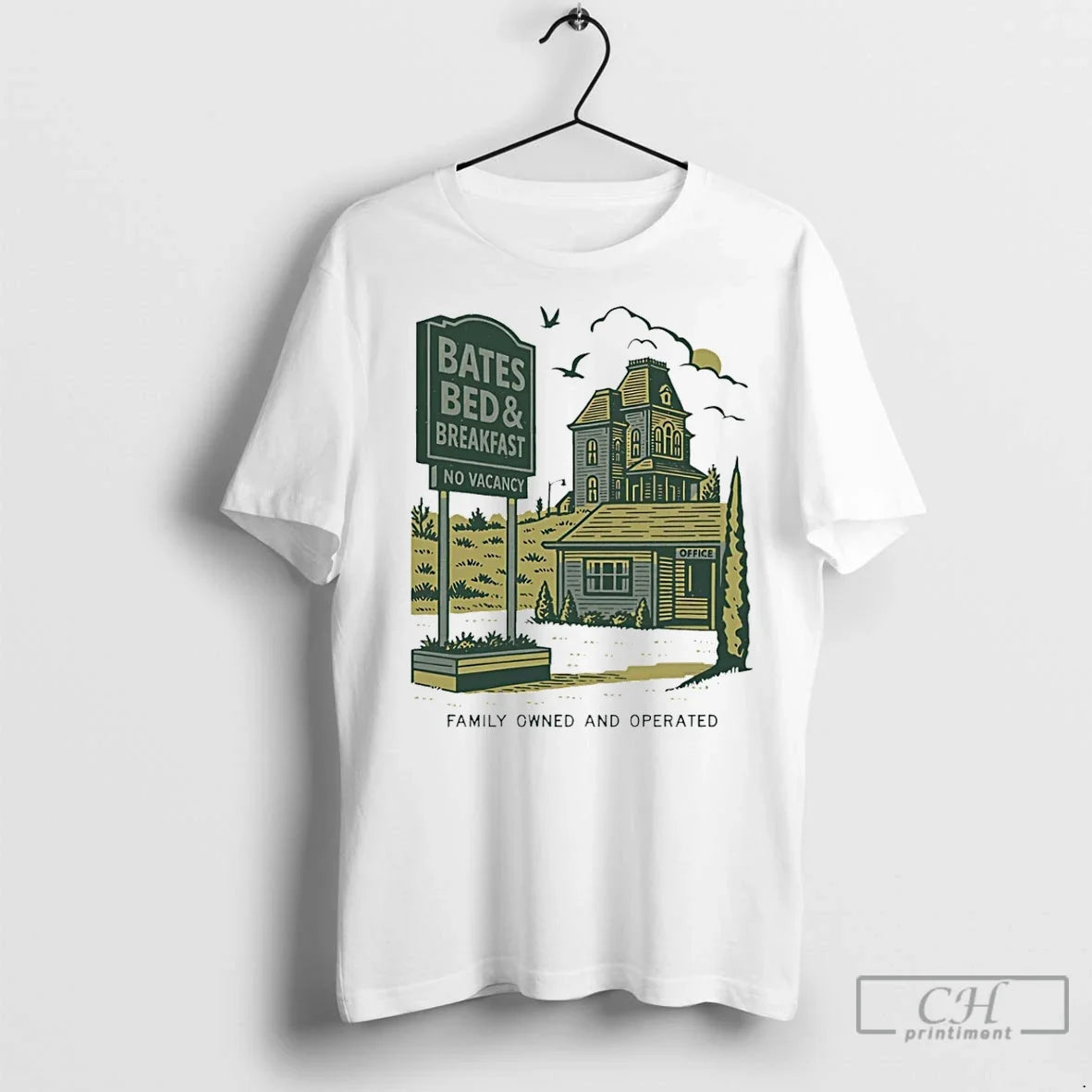 Premium Bates Bed And Breakfast No Vacancy Family - Adult & Kids T-Shirts, Sweatshirts & Hoodies apparel design preview 1