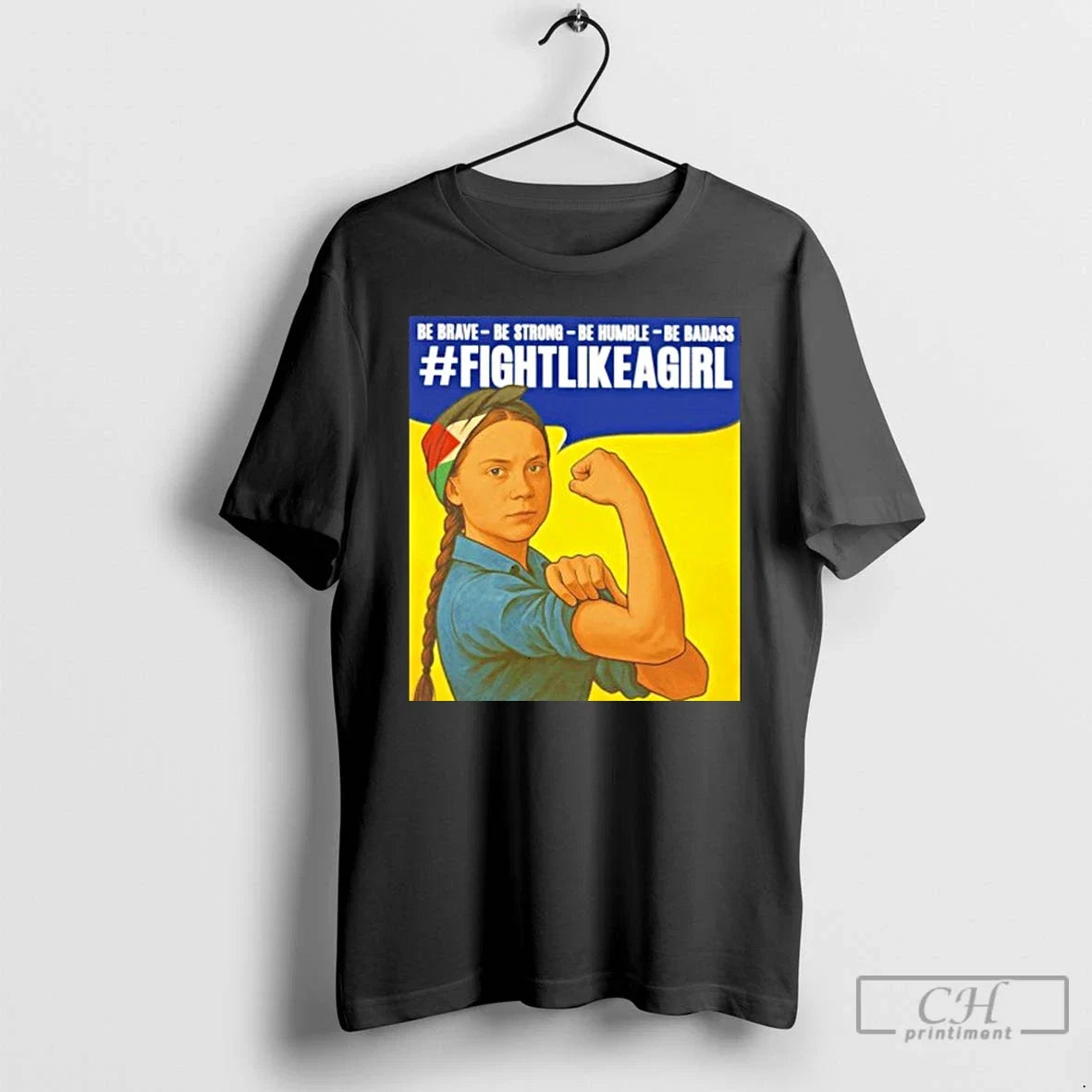 Premium Be Brave Strong Humble Badass Fight Like A - Adult & Kids T-Shirts, Sweatshirts & Hoodies apparel design preview 1