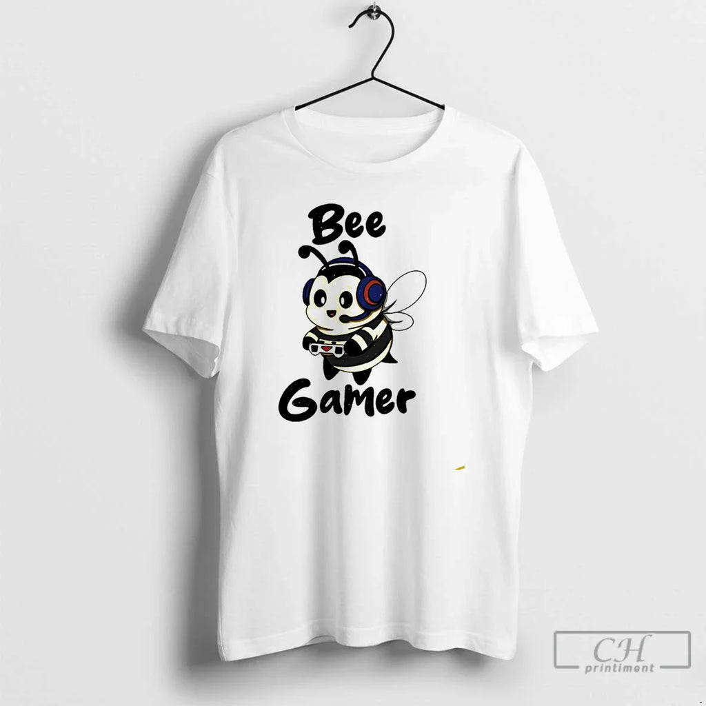 Premium Bee Gamer - Adult & Kids T-Shirts, Sweatshirts & Hoodies apparel design preview 1