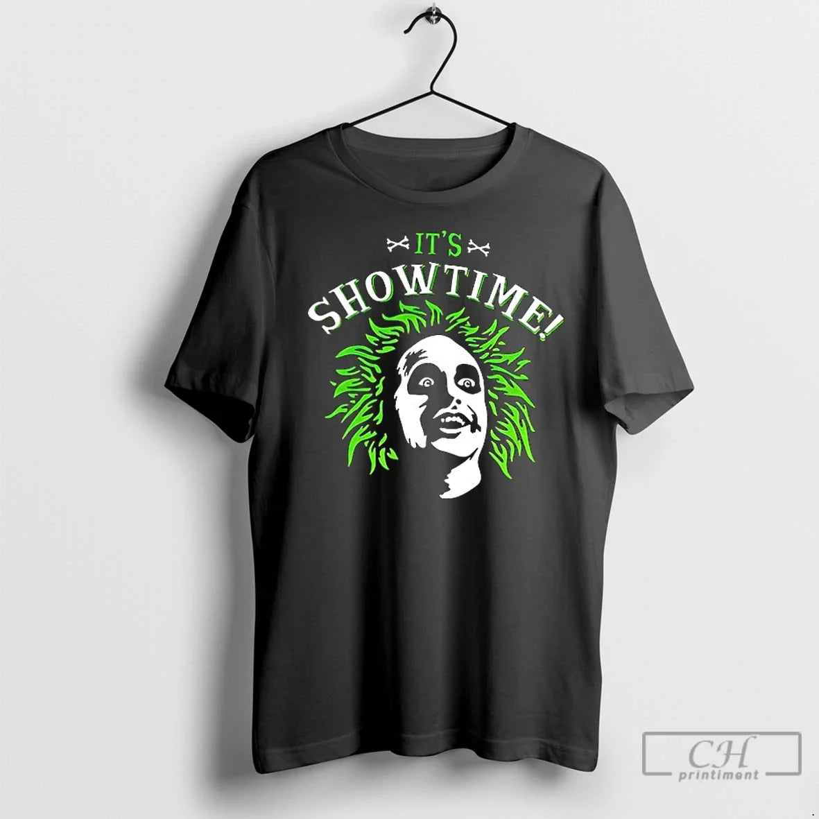 Premium Beetlejuice Its Show Time Halloween Ceramic - Adult & Kids T-Shirts, Sweatshirts & Hoodies apparel design preview 1